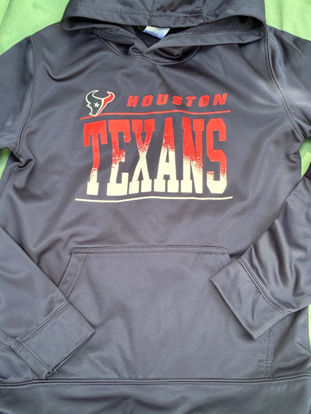NFL Houston Texans Black Red Pullover Hoodie